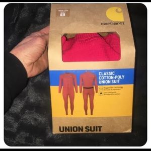 Carhartt Union Suit Mens sz S Red New in box